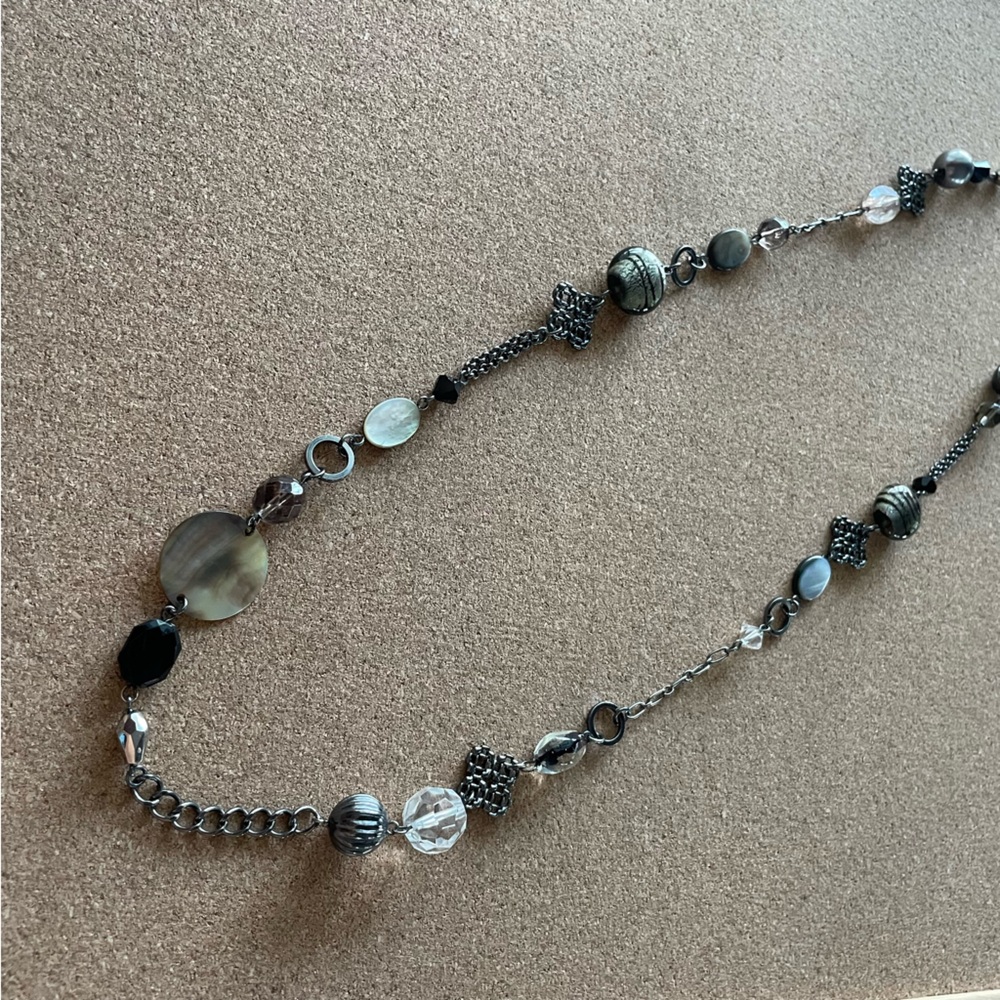 Lia Sophia long statement necklace